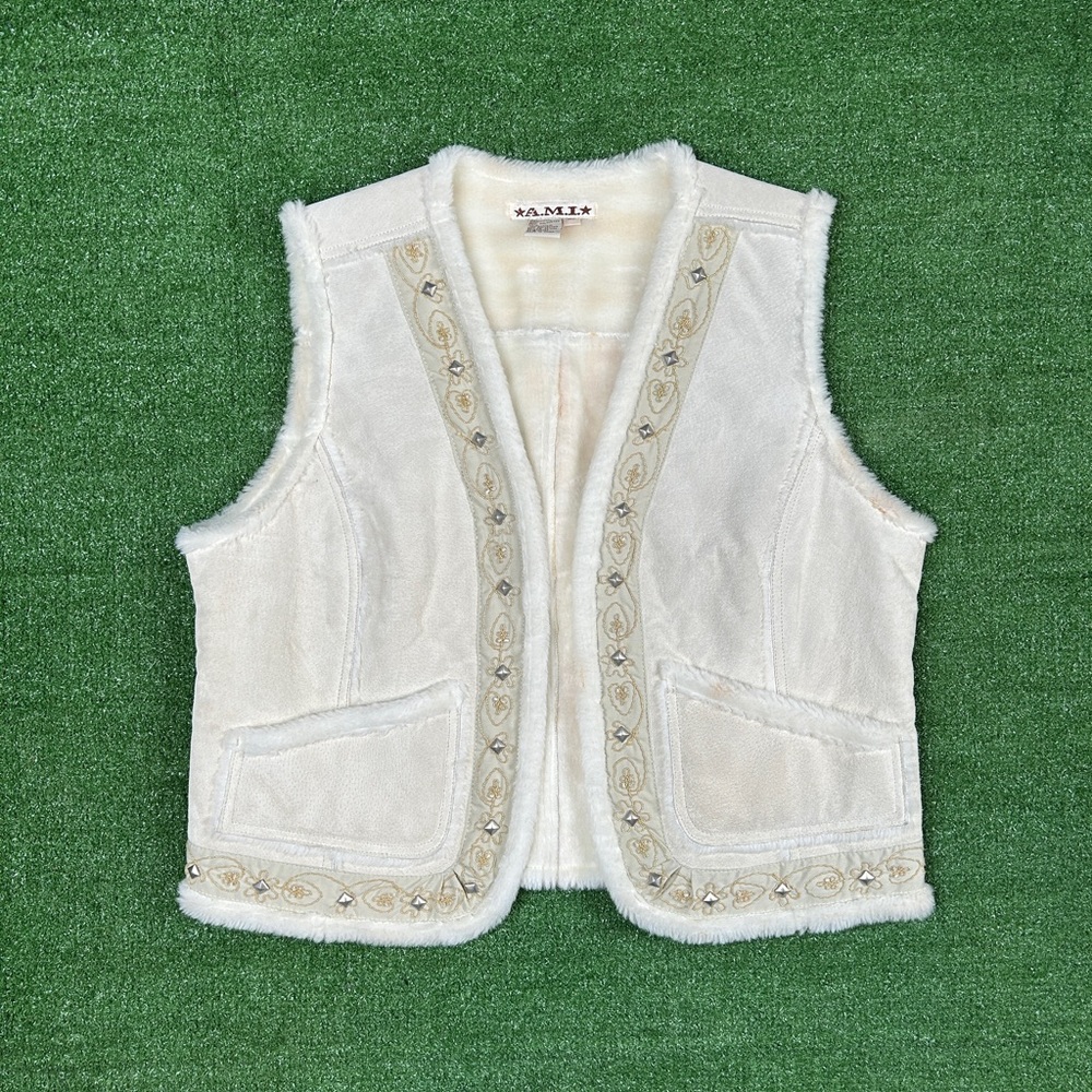Vintage 100% Leather Vest